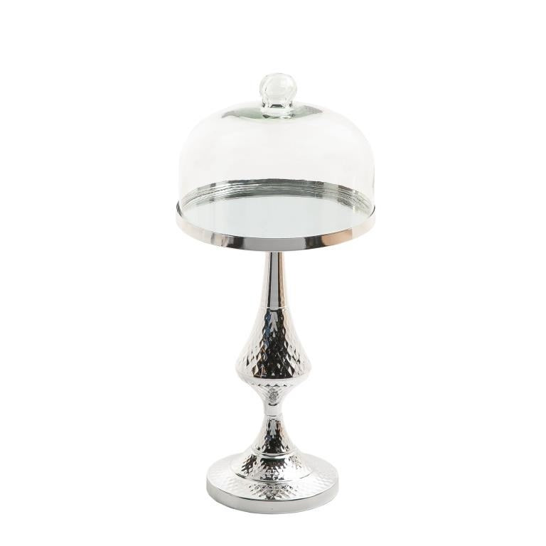 Metal Stand with Glass Cover