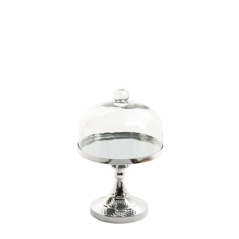 Metal Stand with Glass Cover