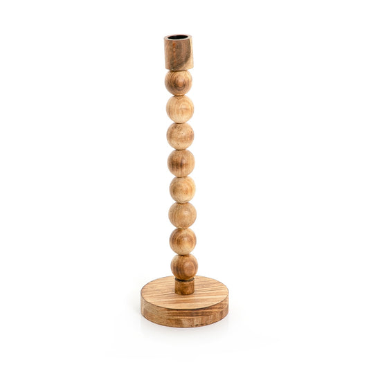 Wooden Candle Holder - 35cm