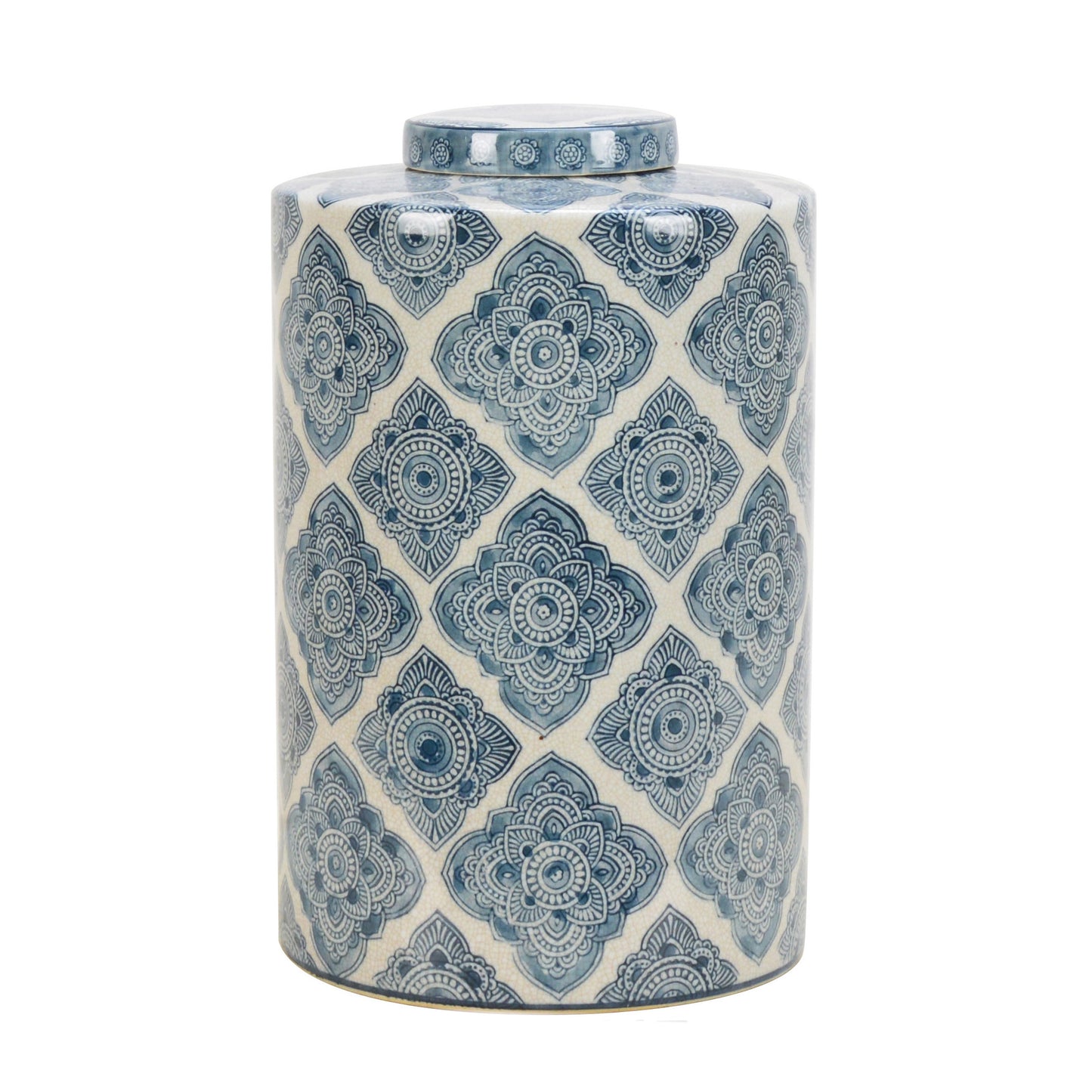 Mandala Pattern Ceramic Ginger Jar - 33cm