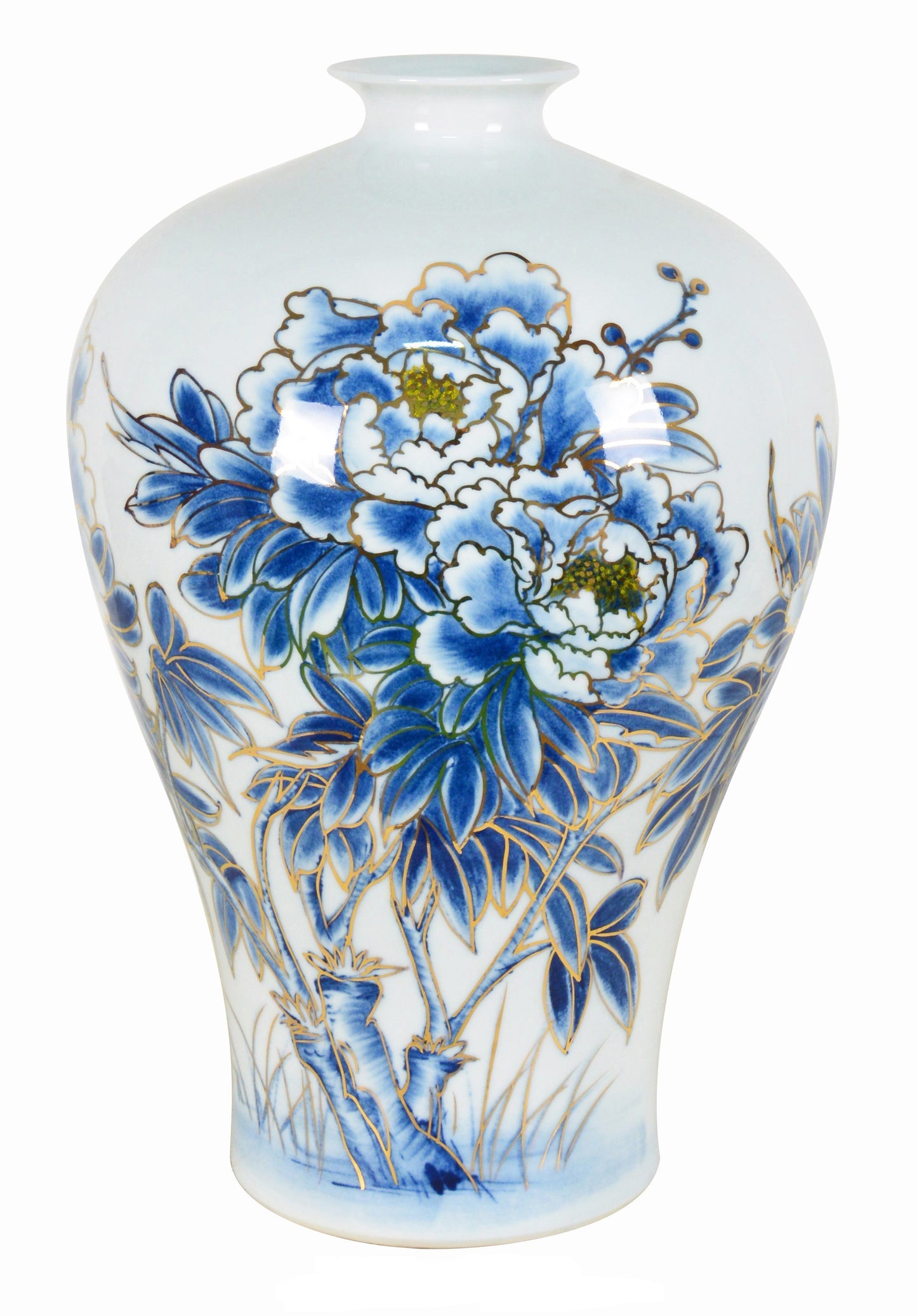 Floral Ceramic Vase - 39cm