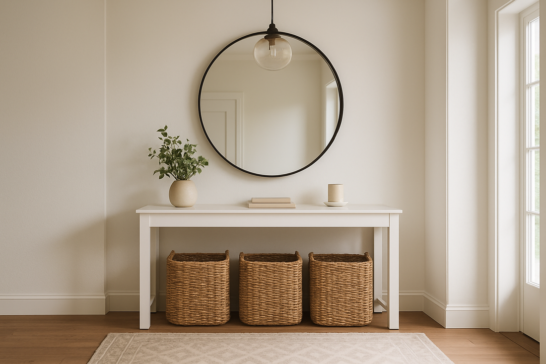 Entryway Essentials: Consoles, Mirrors & Storage that Welcome