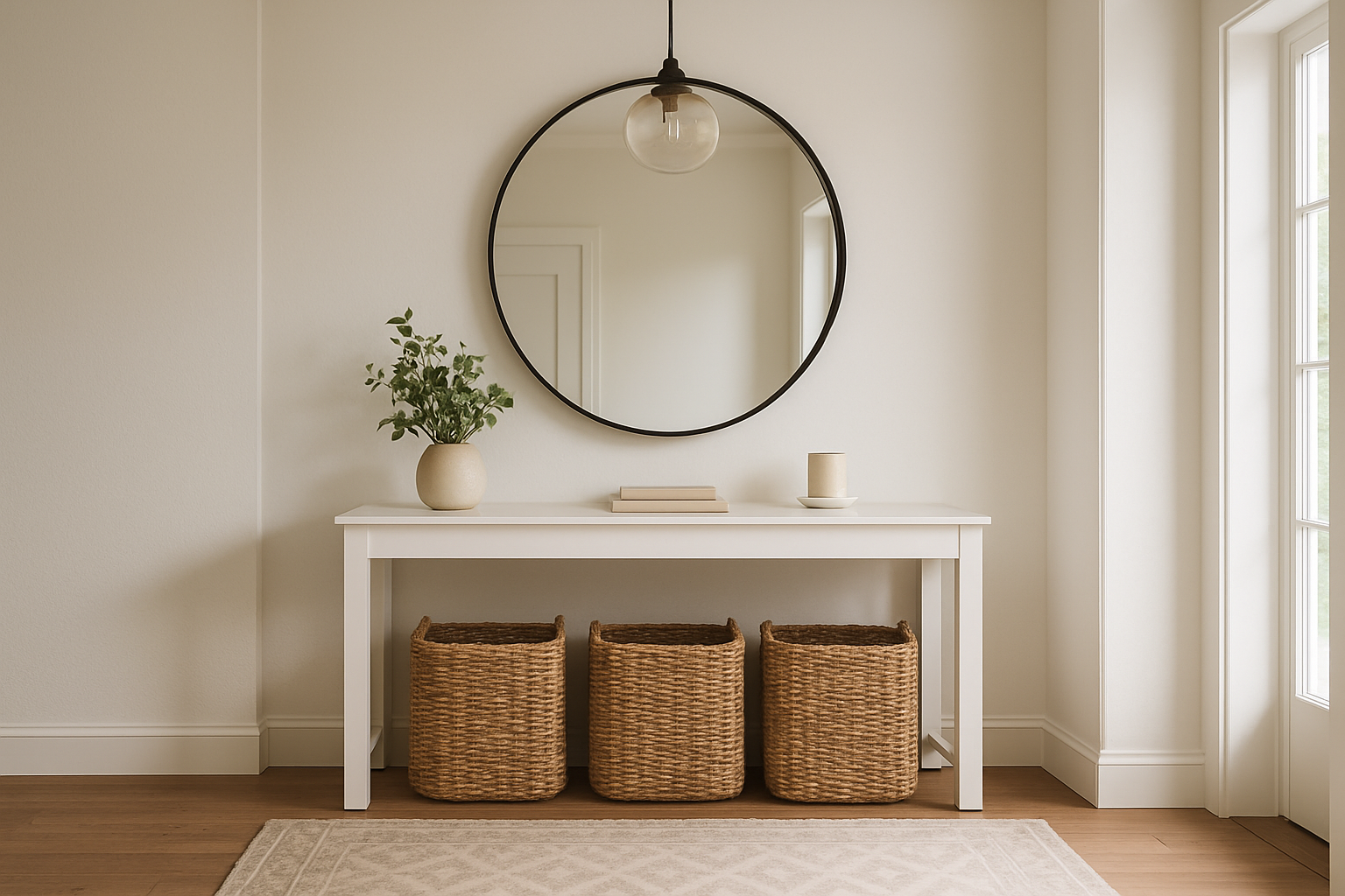 Entryway Essentials: Consoles, Mirrors & Storage that Welcome