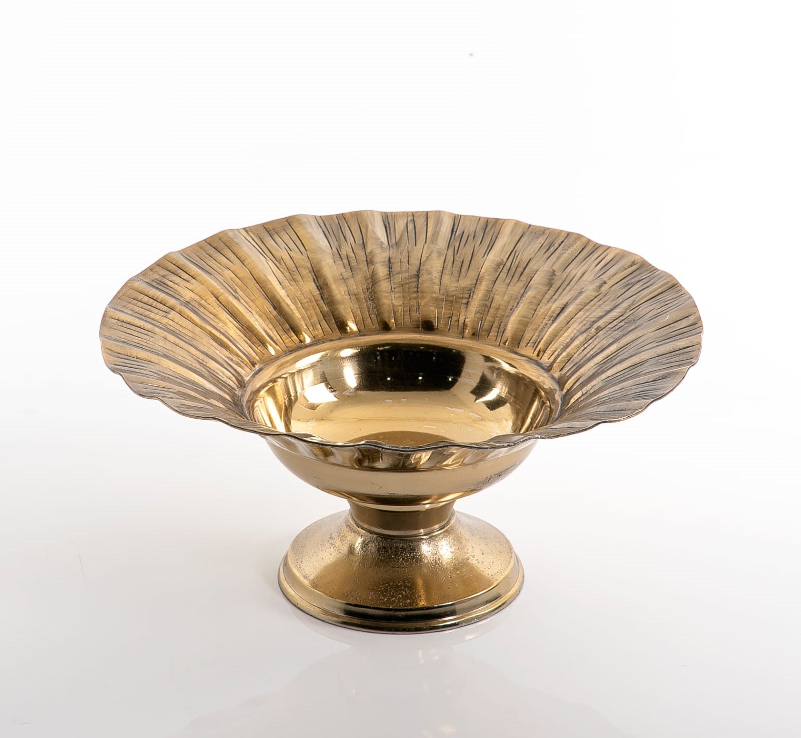 Tall Metal Bowl