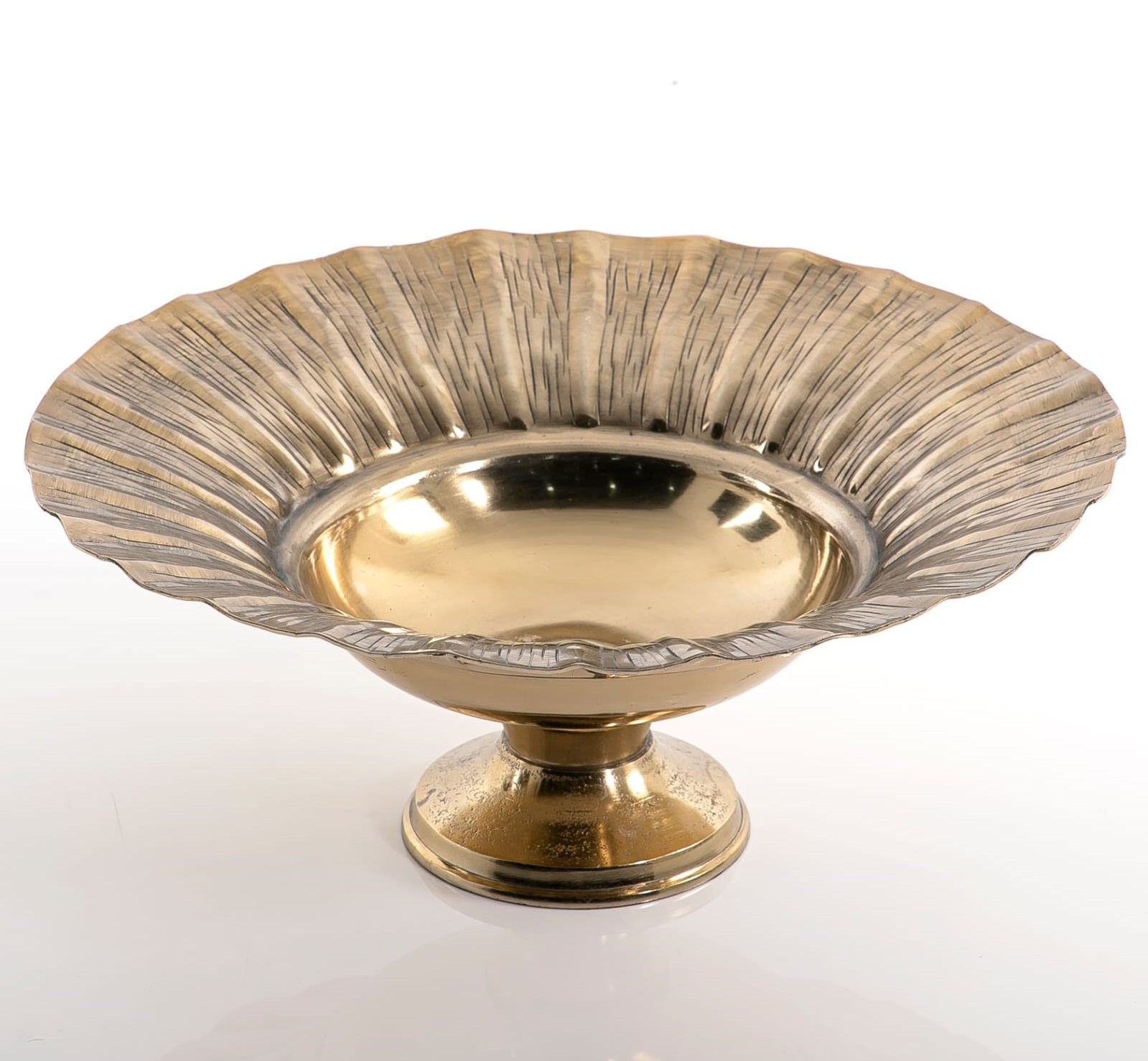 Tall Metal Bowl