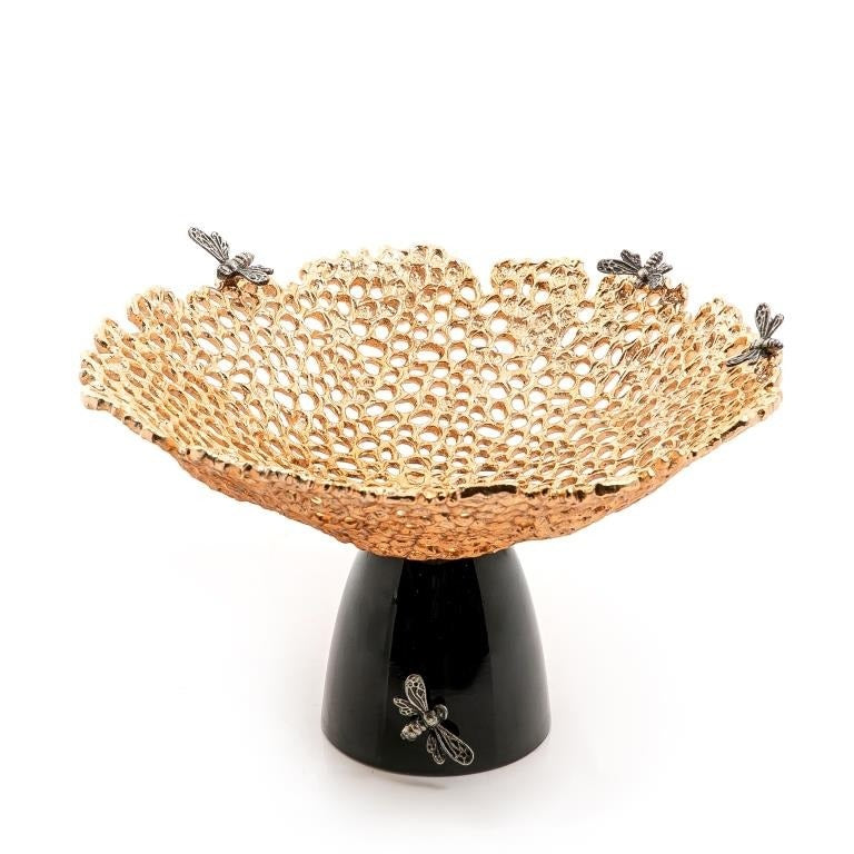 Metal Bee Hive Bowl