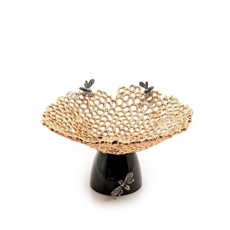 Metal Bee Hive Bowl