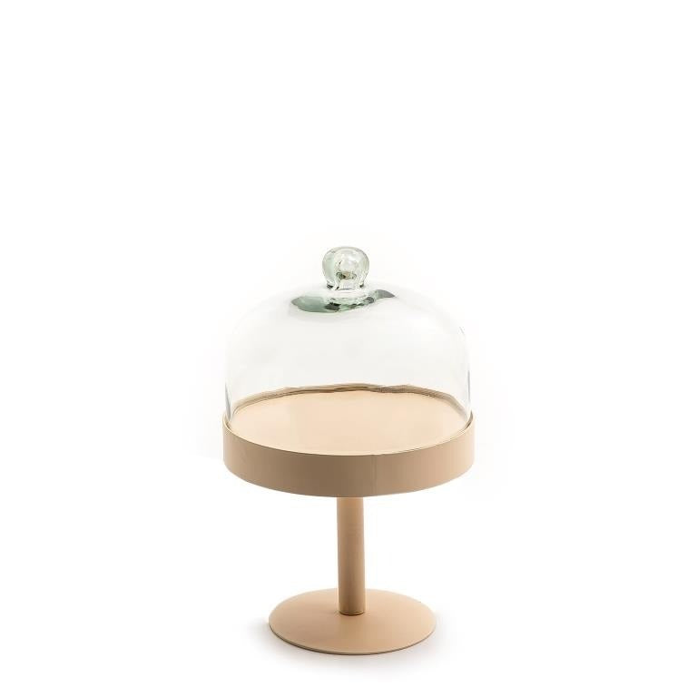 Metal Stand with Glass Cover