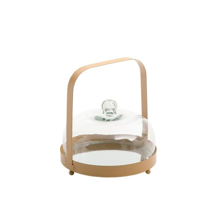 Metal Stand with Glass Cover