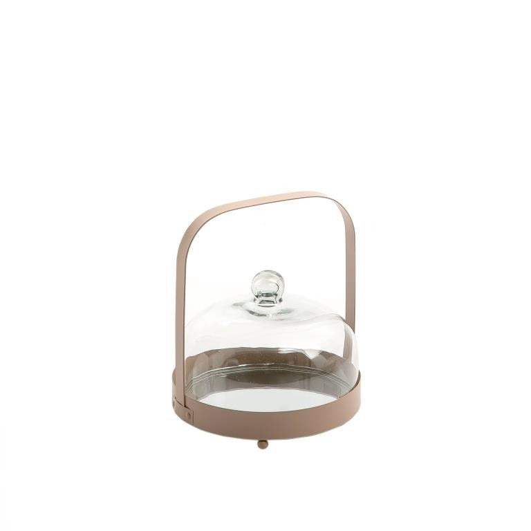 Metal Stand with Glass Cover