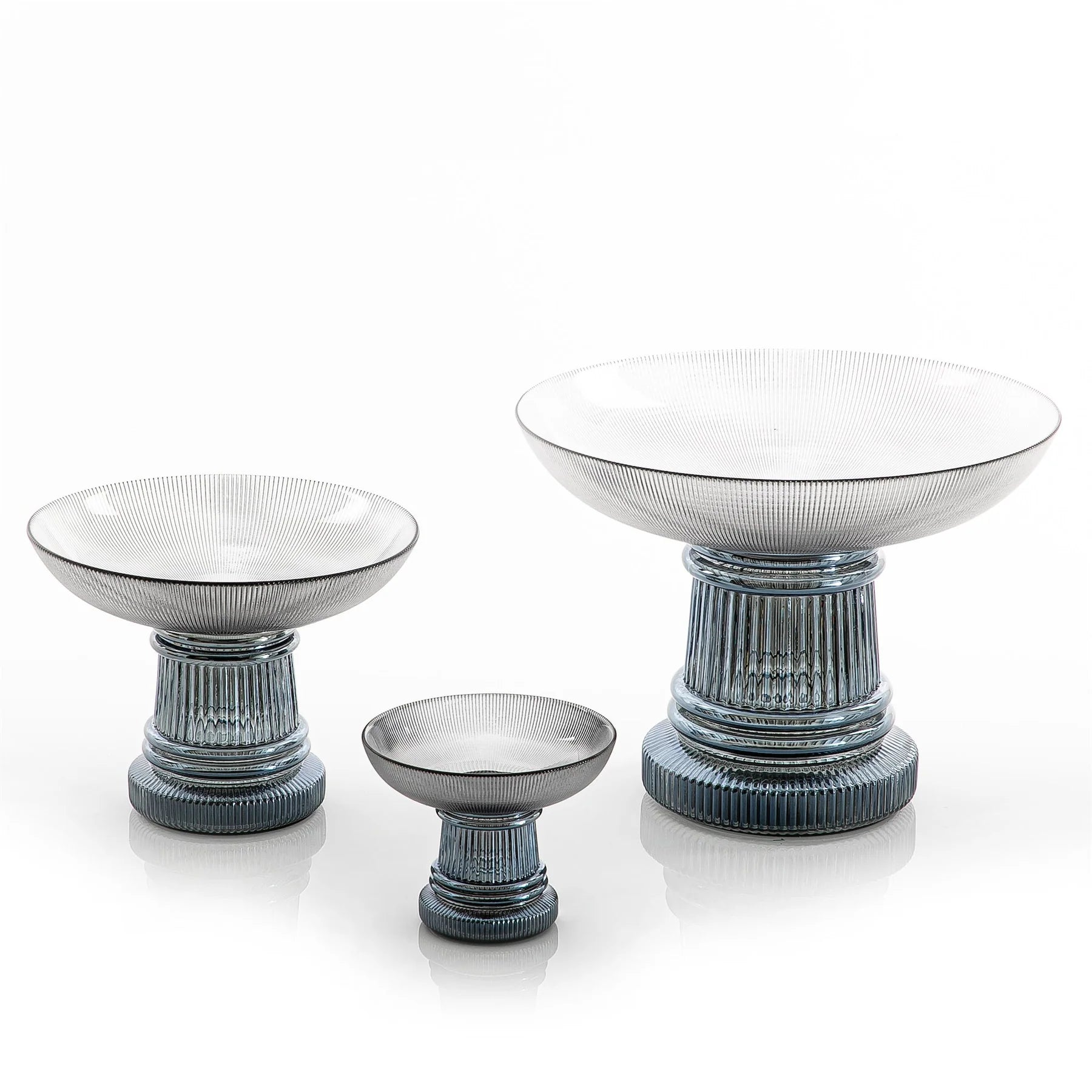 Tall Glass Bowl