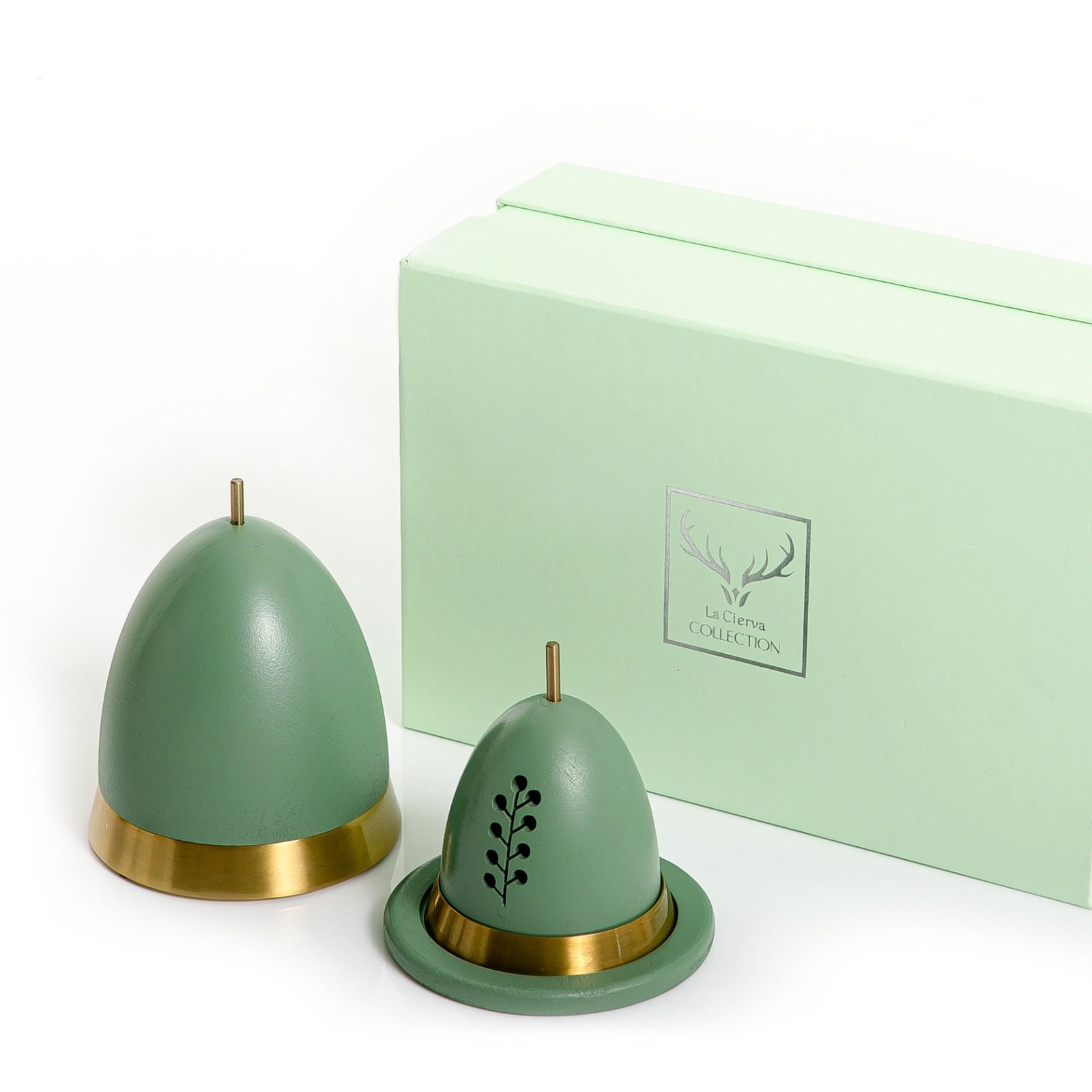 Wooden Mabkhara with Metal Base