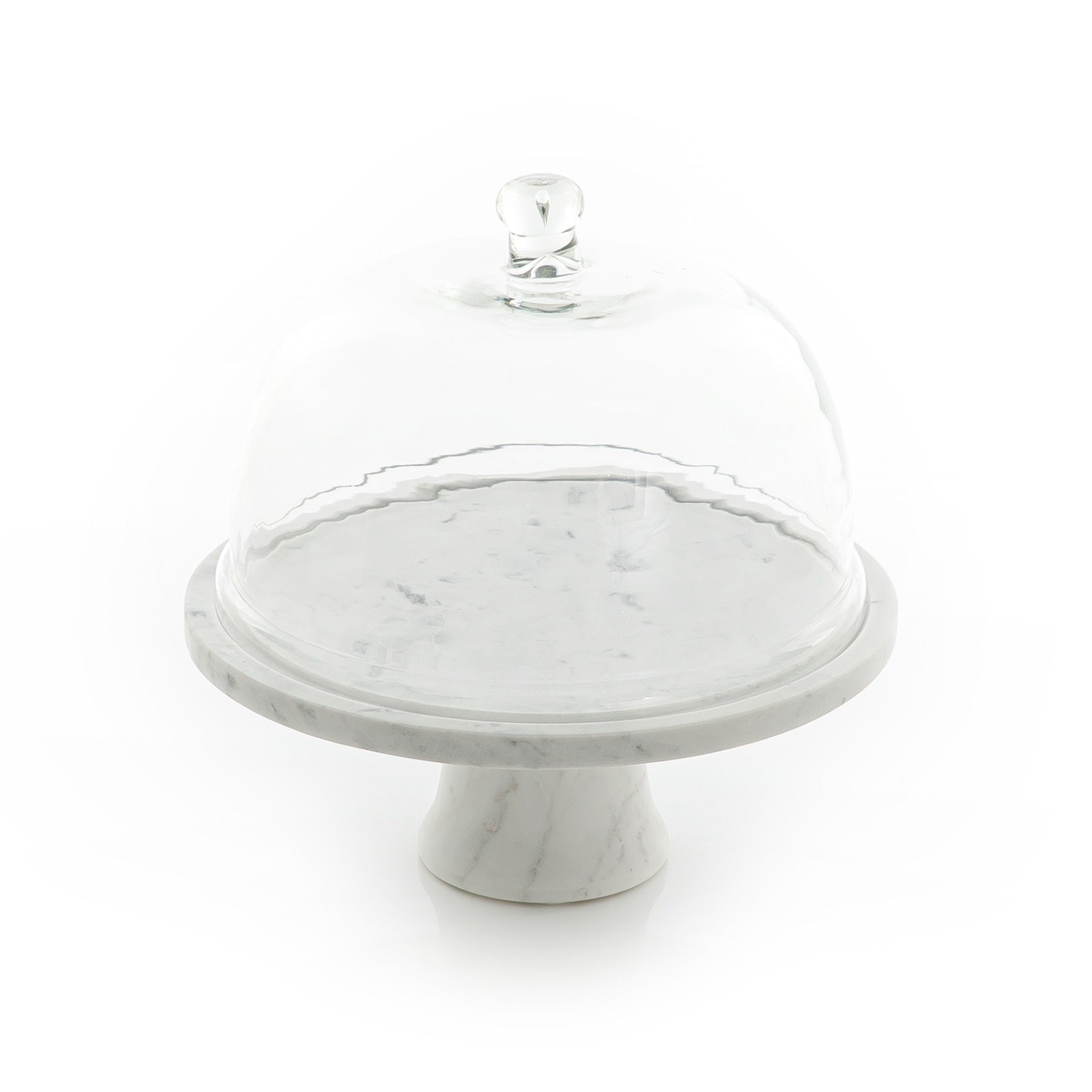 Marble Stand with Glass Cover