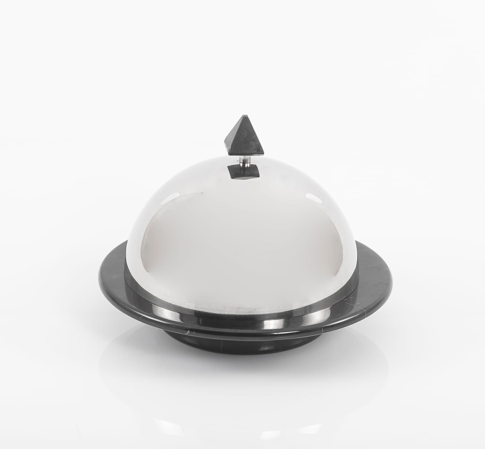 Marble Stand with Metal Cover