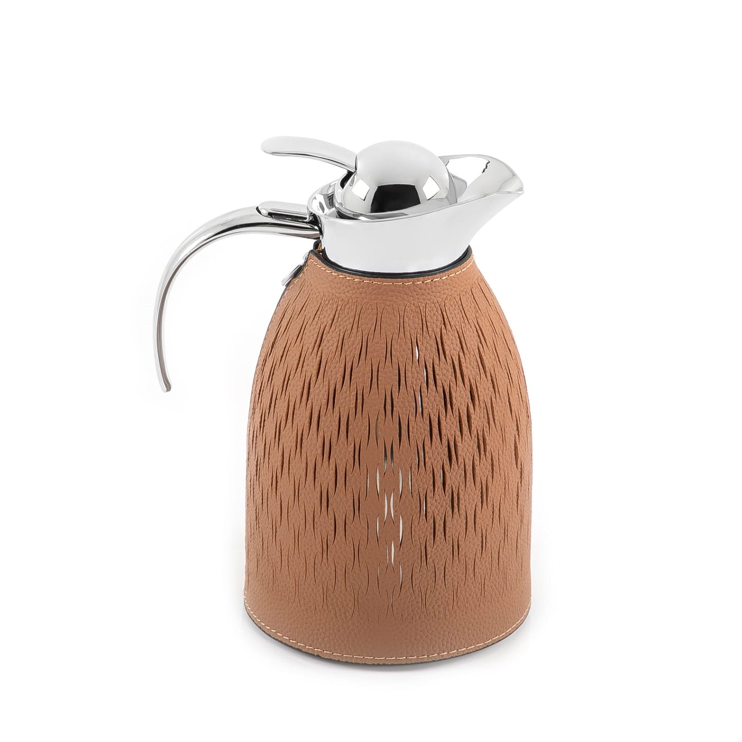 Metal Thermos with Leather Cover 1.5 L