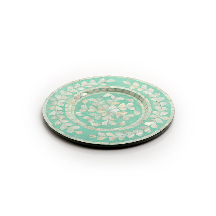 Mother of Pearl Round Trays