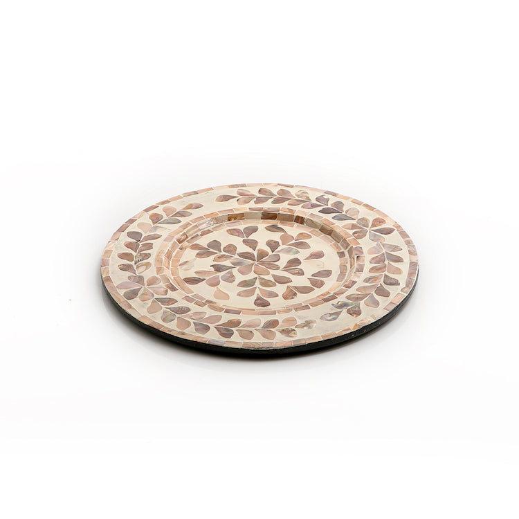 Mother of Pearl Round Trays