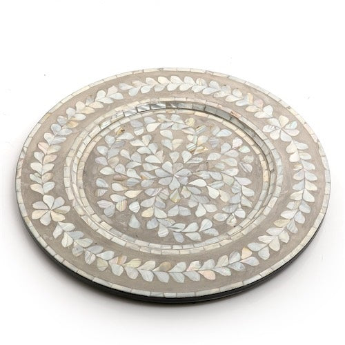Mother of Pearl Round Trays