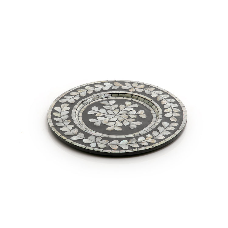 Mother of Pearl Round Trays