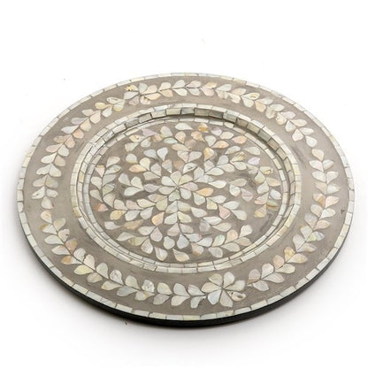 Mother of Pearl Round Trays
