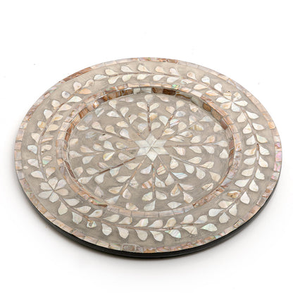 Mother of Pearl Round Trays