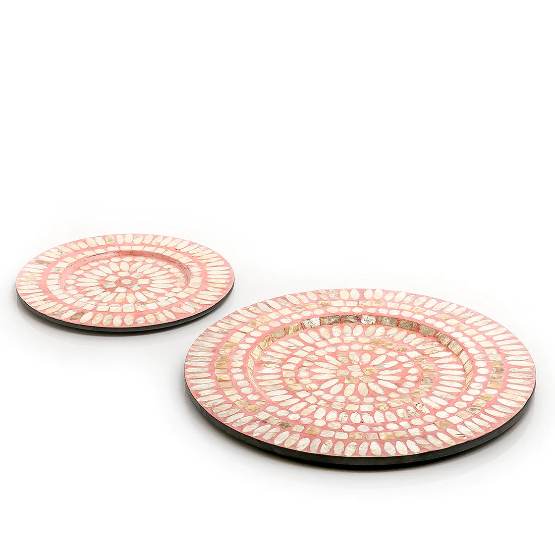 Mother of Pearl Round Trays