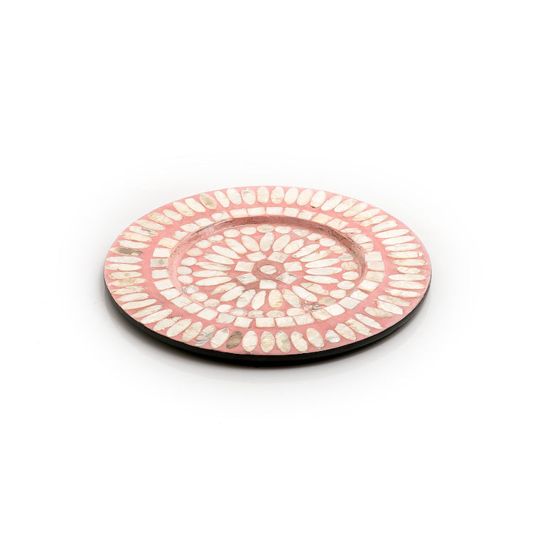 Mother of Pearl Round Trays