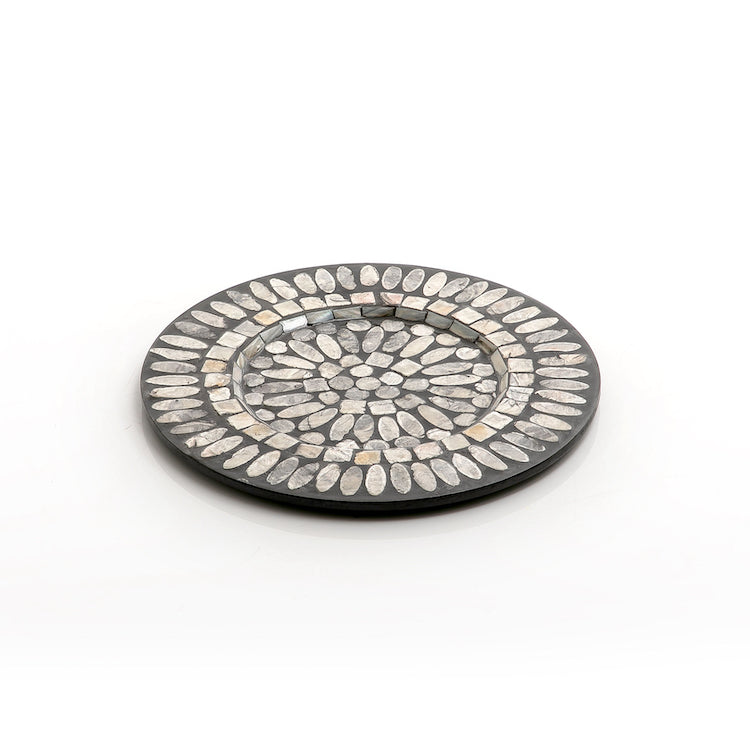 Mother of Pearl Round Trays