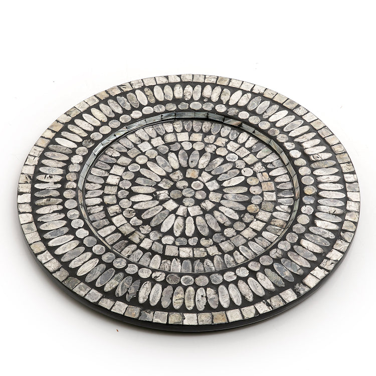 Mother of Pearl Round Trays