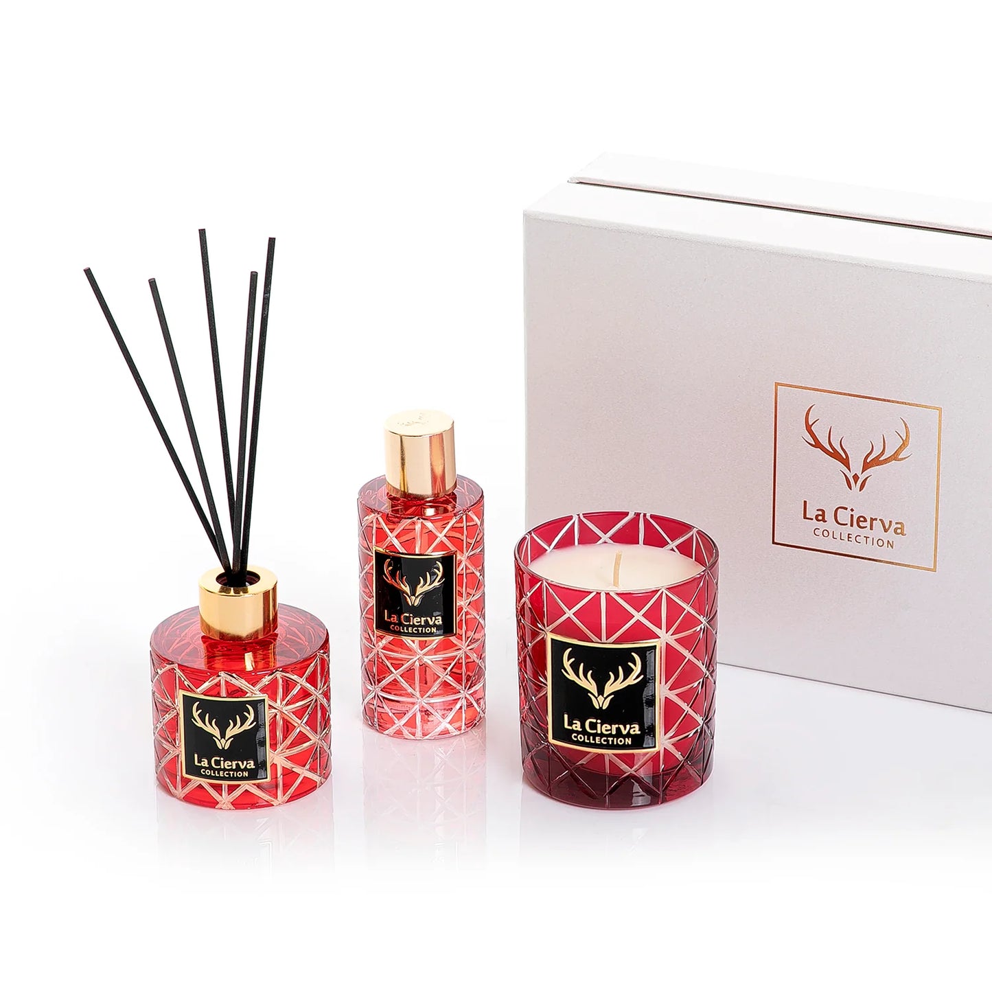 Mini Ruby - Reed Diffuser, Home Spray & Candle