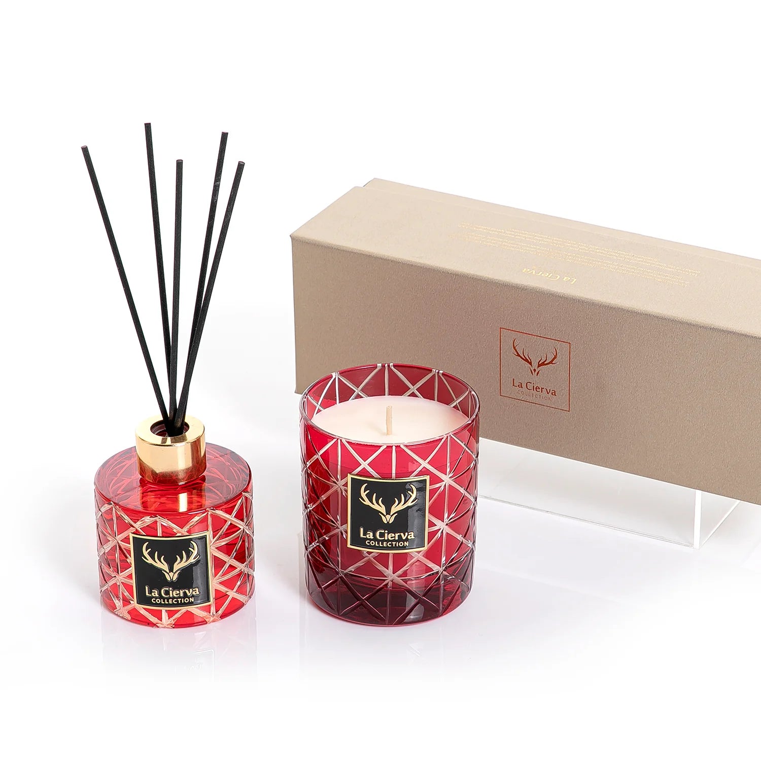 Mini Ruby - Reed Diffuser & Candle – Al jameel Showroom