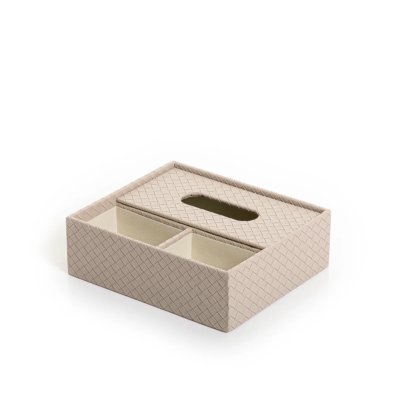 Leather Tissue Box and Organizer
