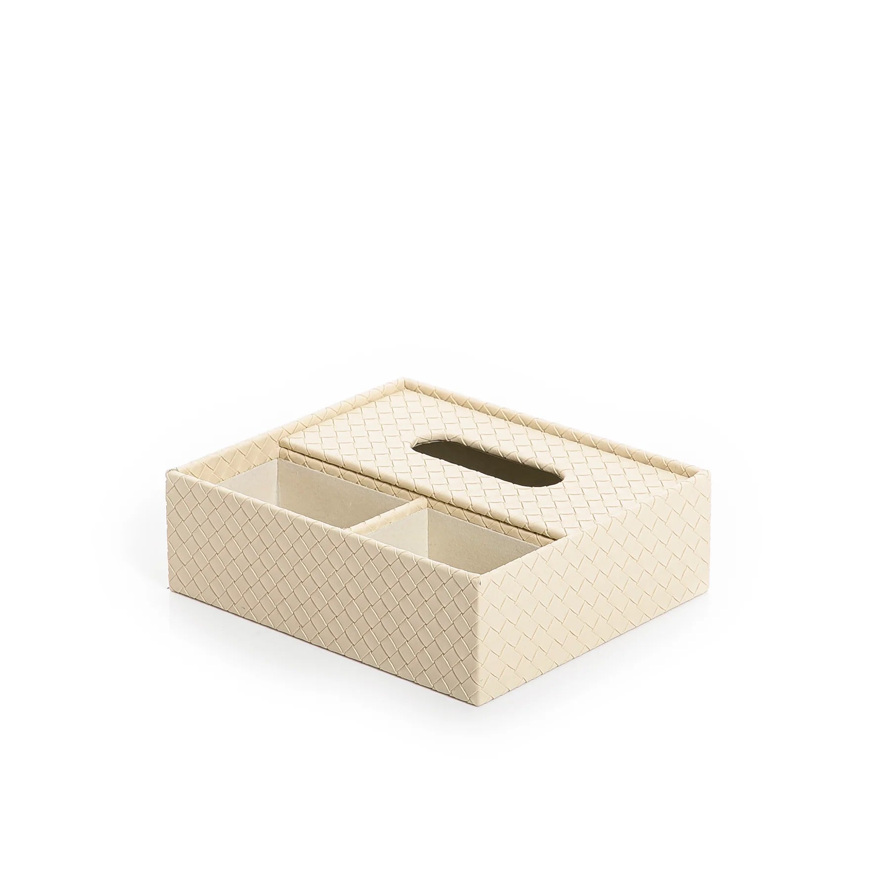 Leather Tissue Box and Organizer