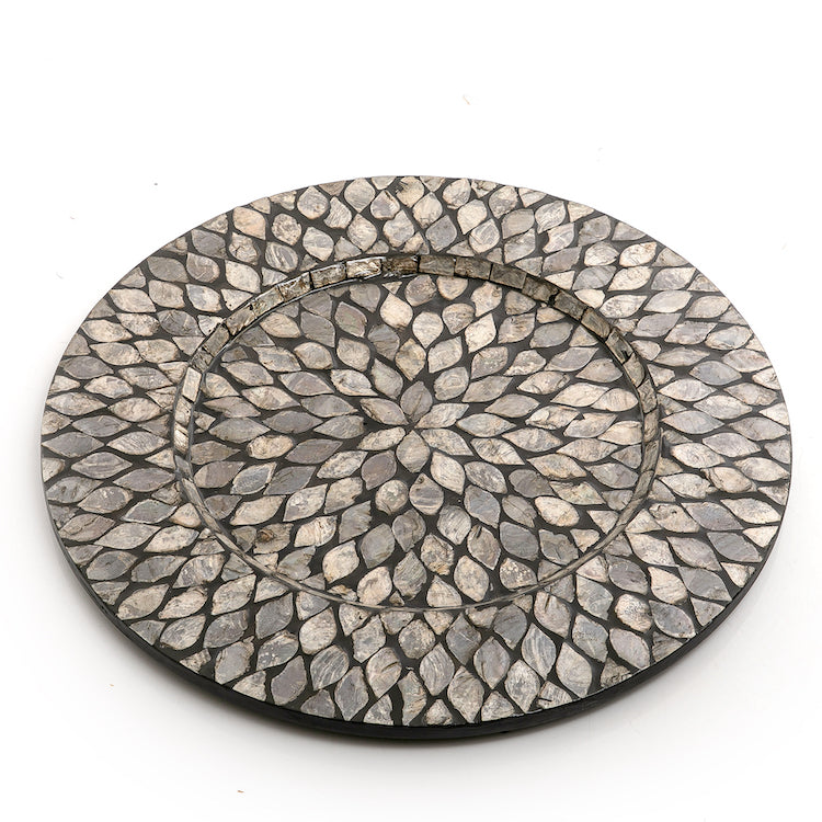Mother of Pearl Round Trays