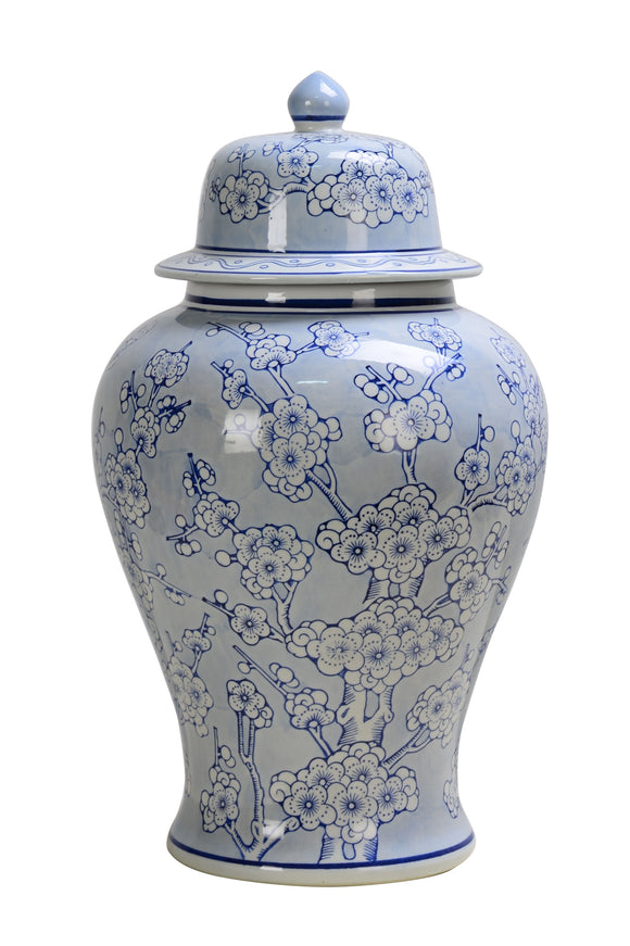 Cherry Blossom Ceramic Ginger Jar - 51cm