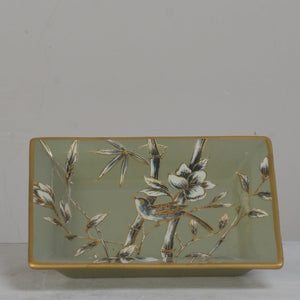 Flower and Bird Ceramic Decor Plate