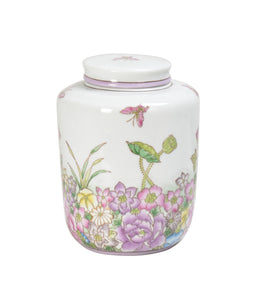 Colorful Garden Ceramic Jar - 16cm