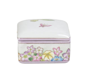 Colorful Garden Ceramic Trinket Box