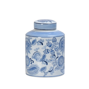 Winding Flower Mini Ceramic Jar - 20cm