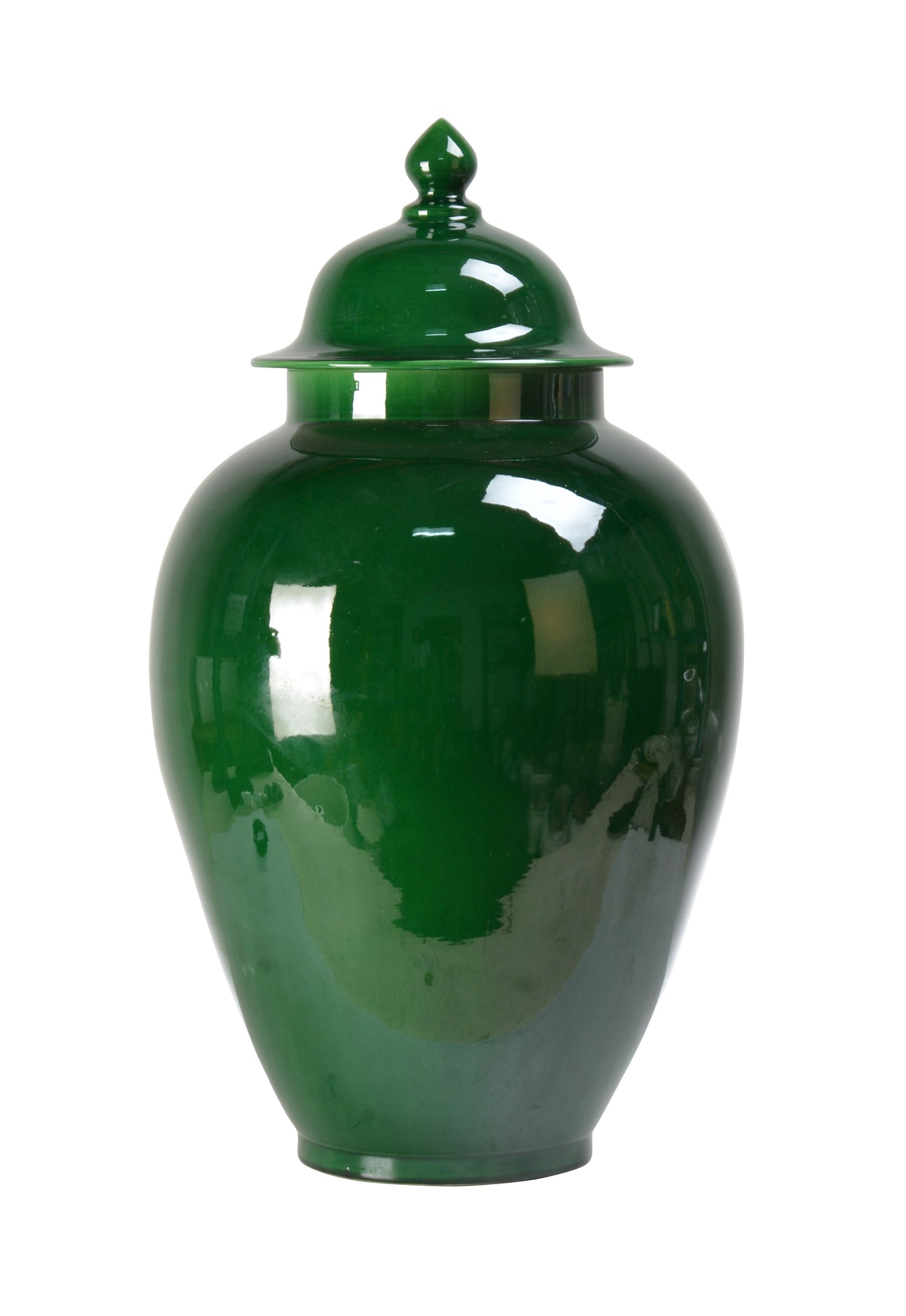 Emerald Green Ceramic Temple Jar - 56cm