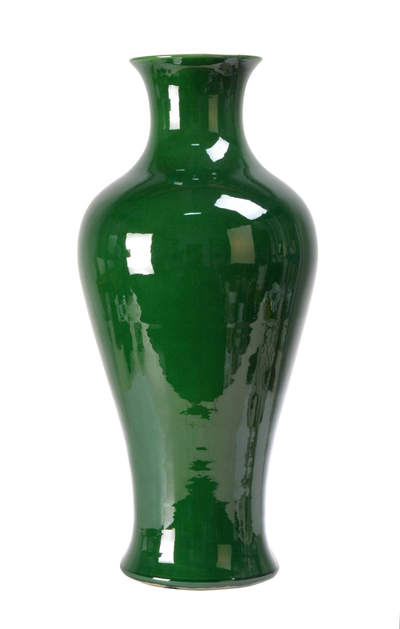 Emerald Green Ceramic Vase - 57cm