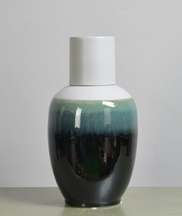 Retro Effect Ceramic Ginger Jar - 45cm