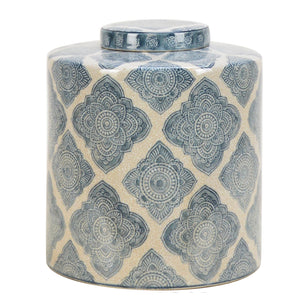 Mandala Pattern Ceramic Ginger Jar - 24cm