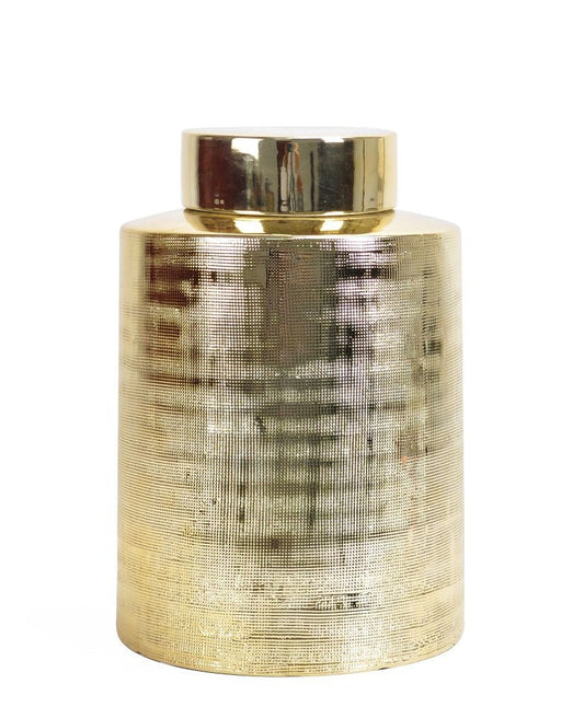 Gold Ceramic Ginger Jar - 35cm