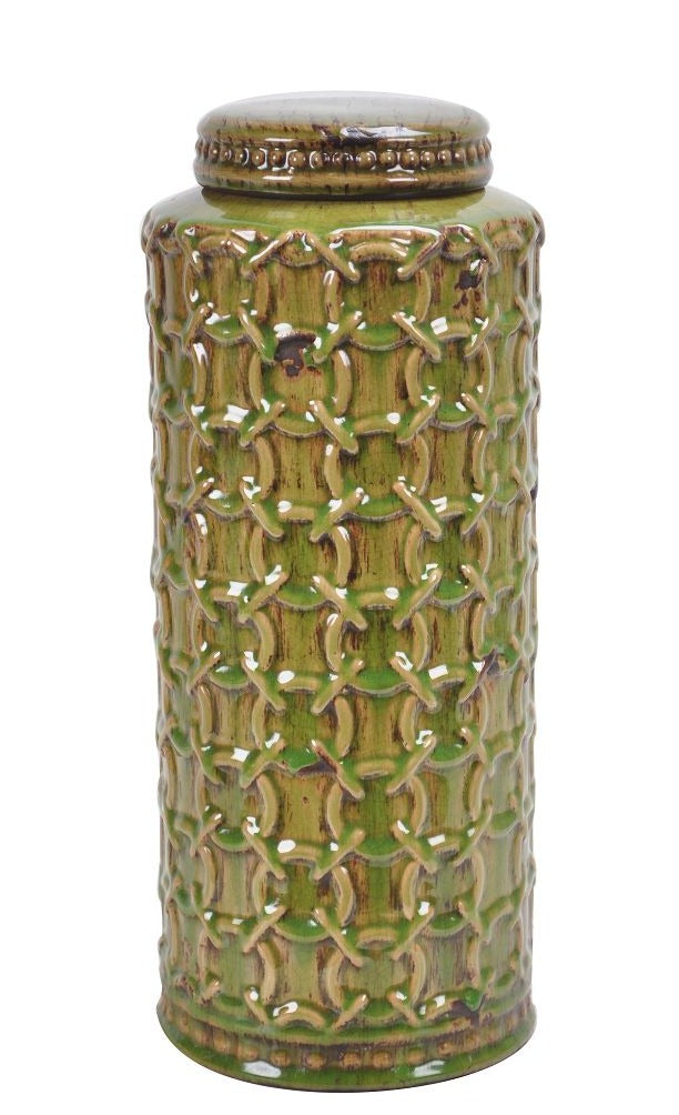 Green Ceramic Jar - 40cm
