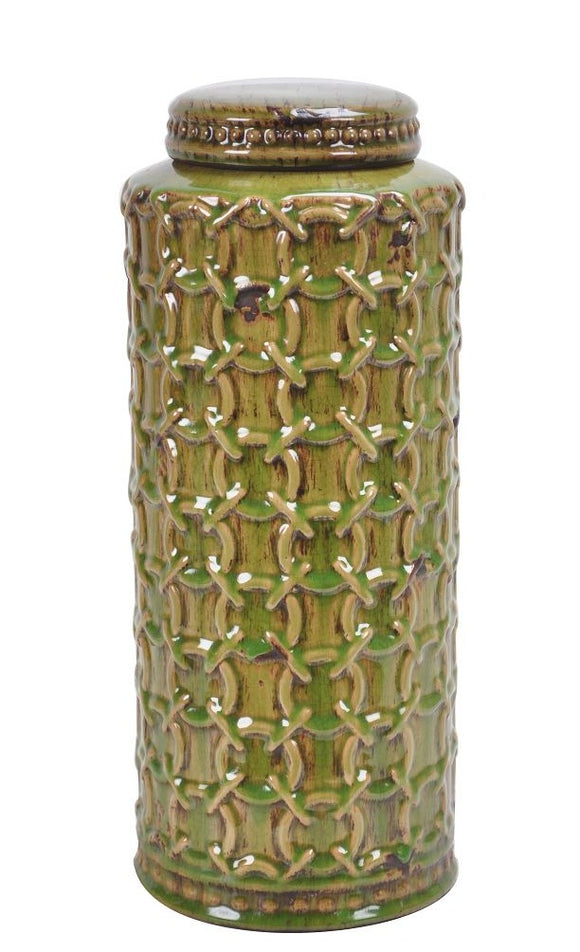 Green Ceramic Jar - 40cm