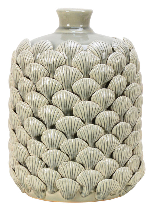 Shell Covered Ceramic Vase - 30cm