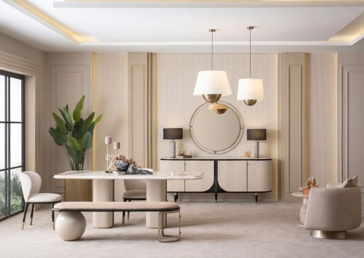 NOBEL Buffet and mirror