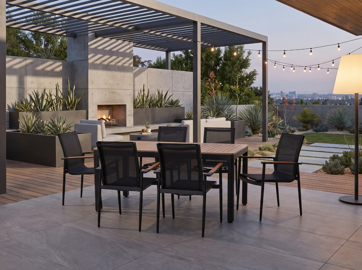 SEIZ Outdoor 6 Seater Dining