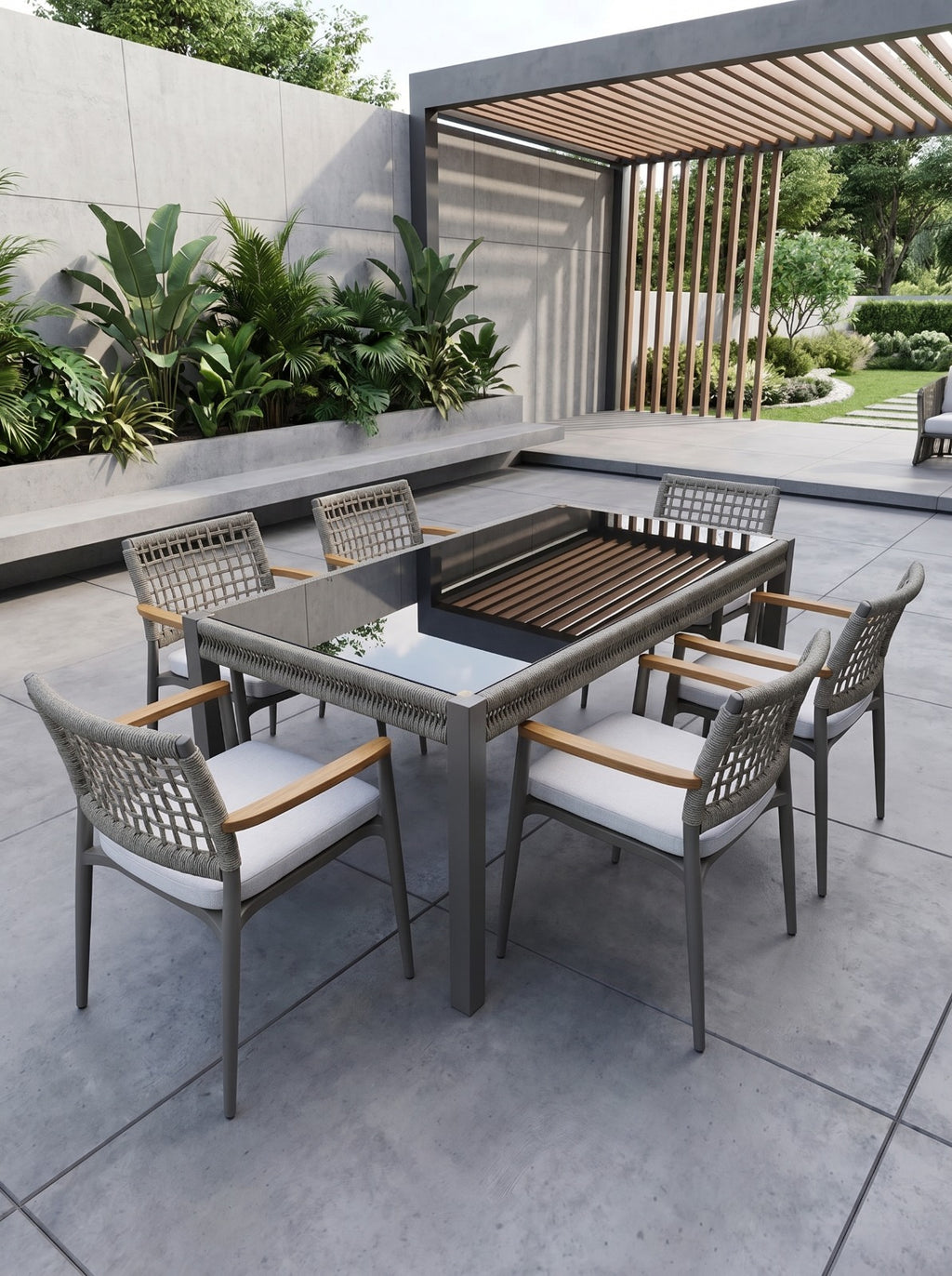 EFE Outdoor 6 Seater Dining